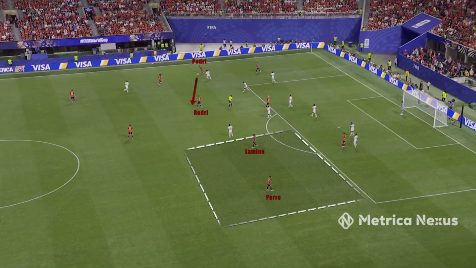 Porro holding width, Lamine tucked inside