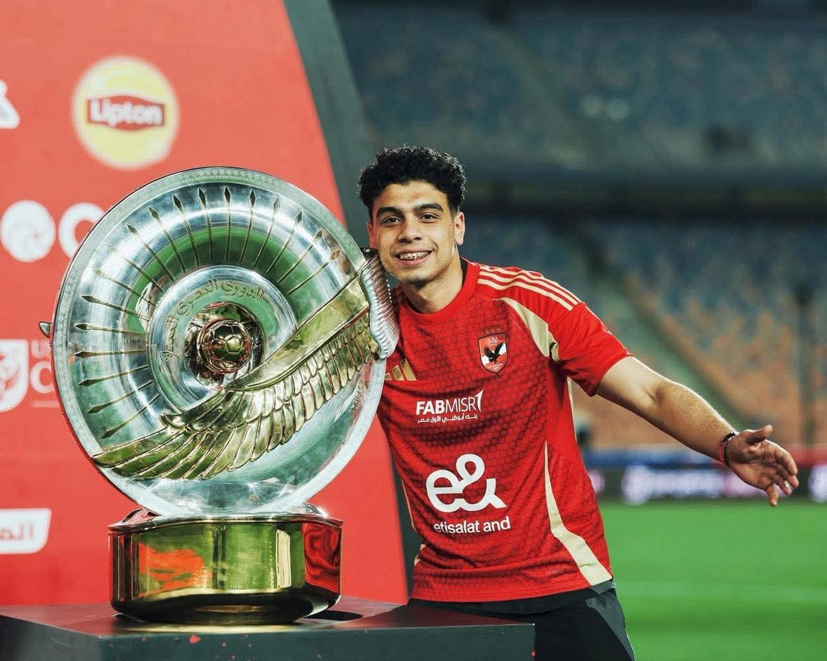Graduate with Al Ahly Egyptian league trophy
