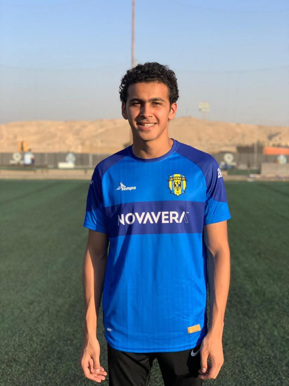 Graduate at La Viena FC on pitch